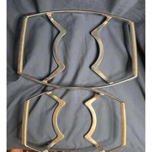 Set of 2 Vintage Corning Ware Metal Casserole Trivet Stands P-11-M-1 & P-10-M-1